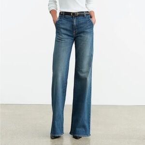 Nili Lotan Anna Wide Leg Jeans, sz 28. Excellent used condition.